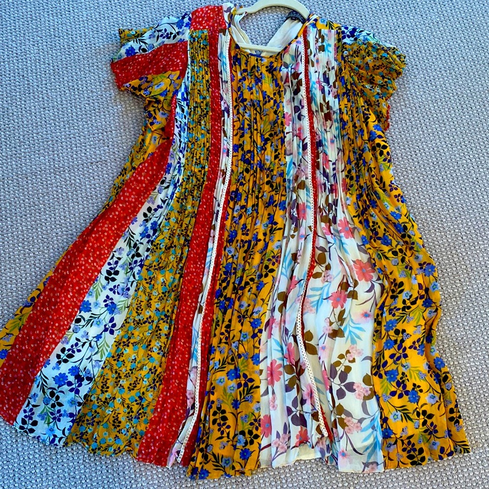 TAYLOR PINTUCKED MINI DRESS Anthropologie Plus